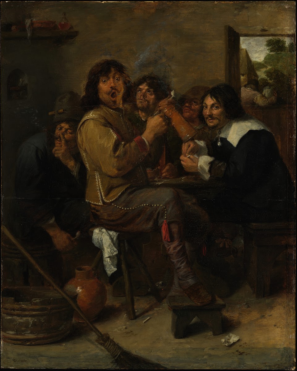The Smokers ca 1636