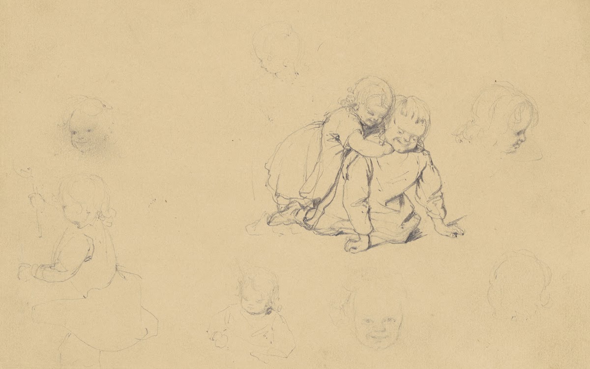 Studies of Children at Play c 1840 1850