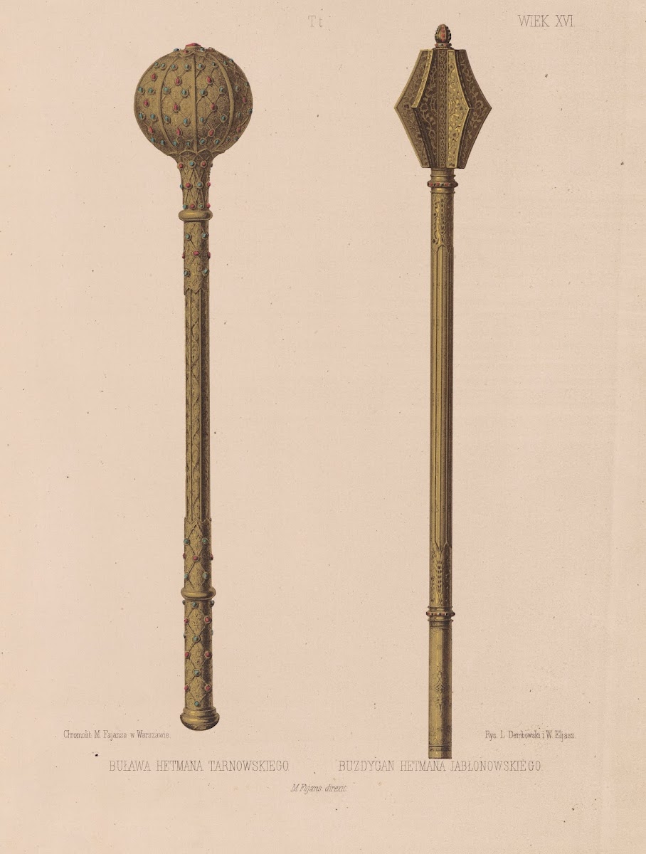 Mace Of Hetman Tarnowski And Buzdygan Mace Of Hetman JabłOnowski 1853 1855