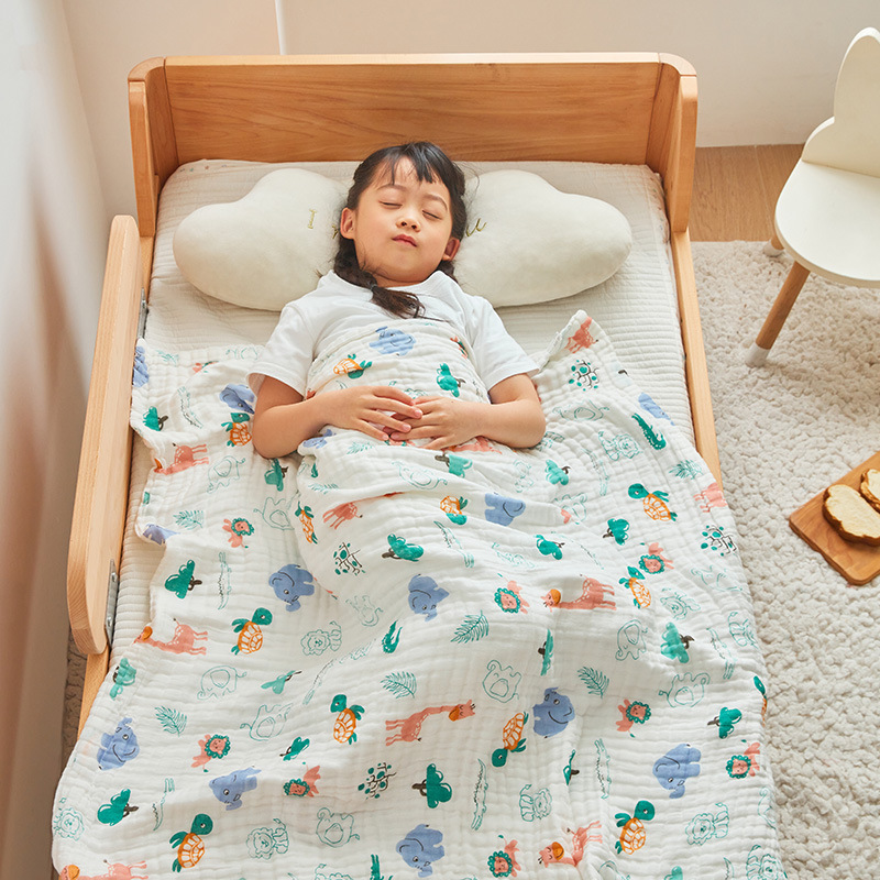 Cotton Muslin Blanket for Kids, 4 or 6 Layers
