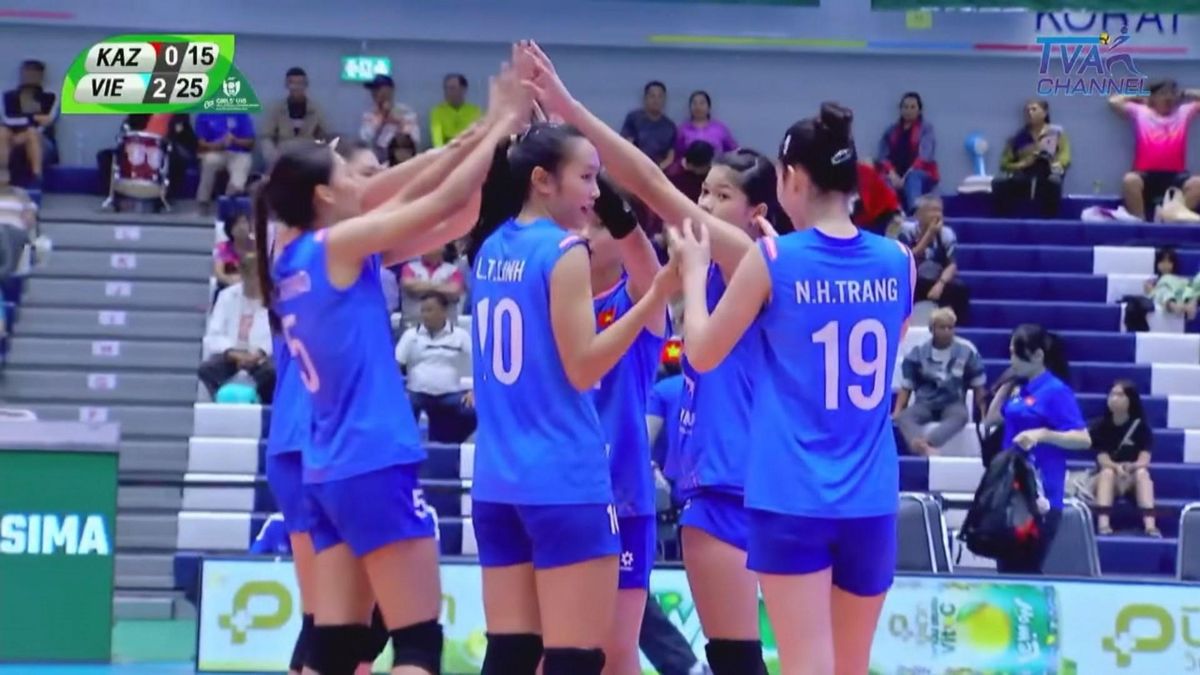 Bóng chuyền nữ U18 Việt Nam giành hạng 5 châu Á - Đài Phát thanh và truyền hình Hà Nội