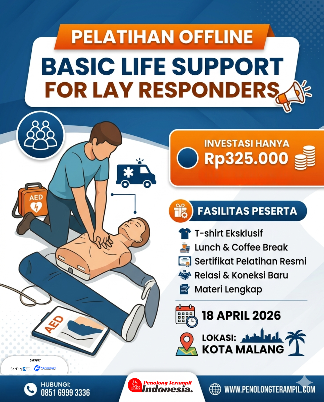 Pelatihan BLS For Lay Responders