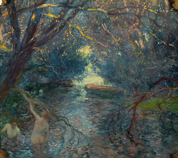 Pond Bathers Canoe