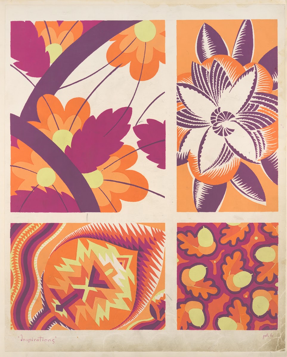 Four plant form compositions 1928