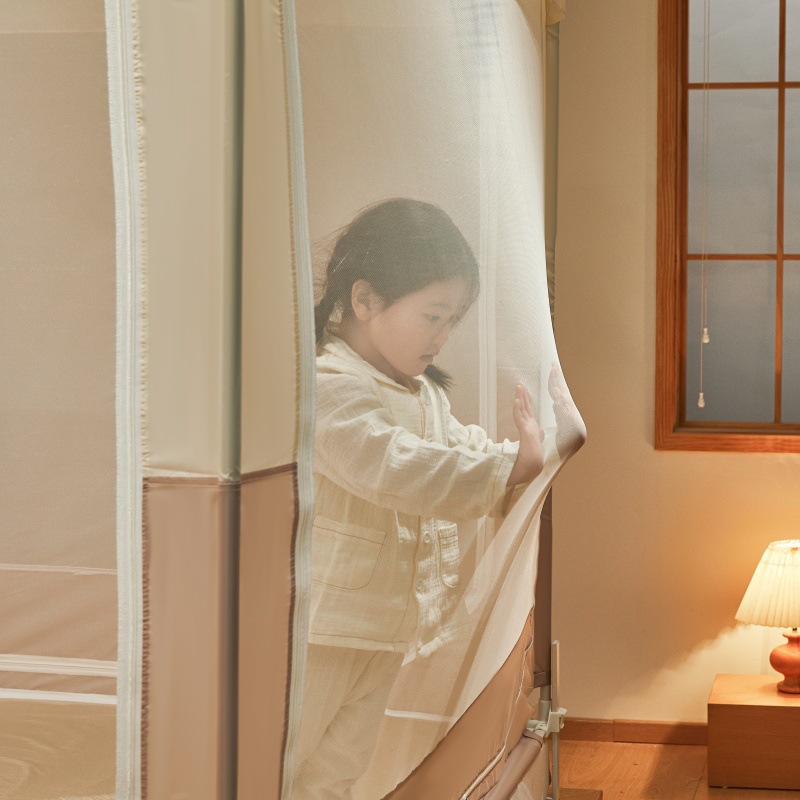 Mosquito net with frame, 3 doors, protective frame