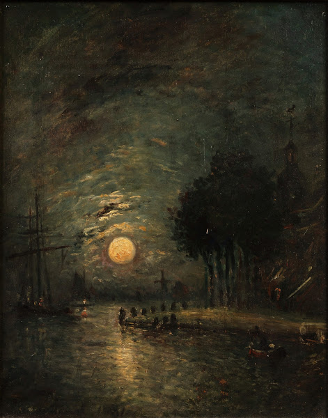 Moonlight View of Dordrecht 1881