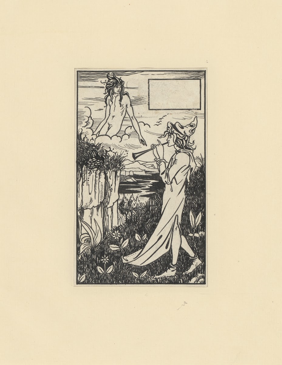 Illustrations by Aubrey Beardsley for King Arthur Pl04 1893 1894