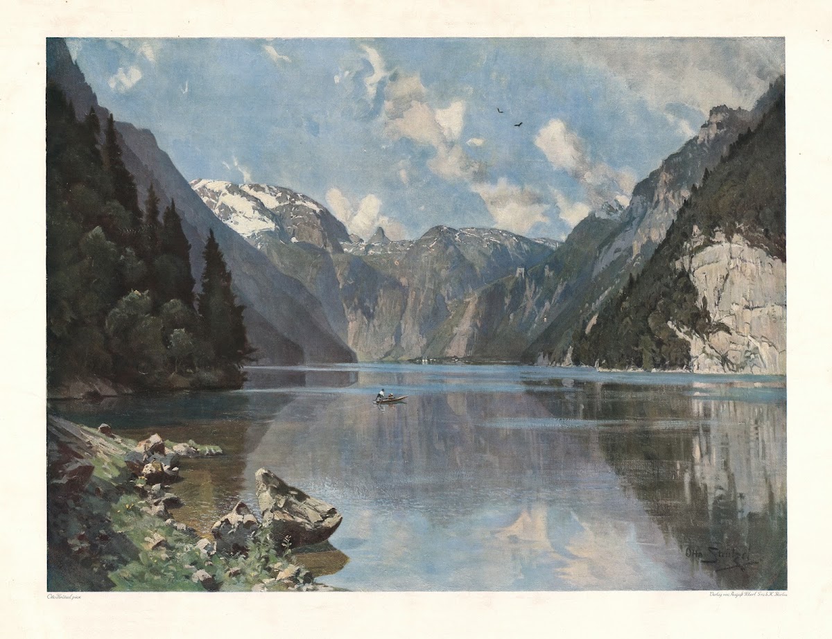 Fjord in mountain landscape 1895