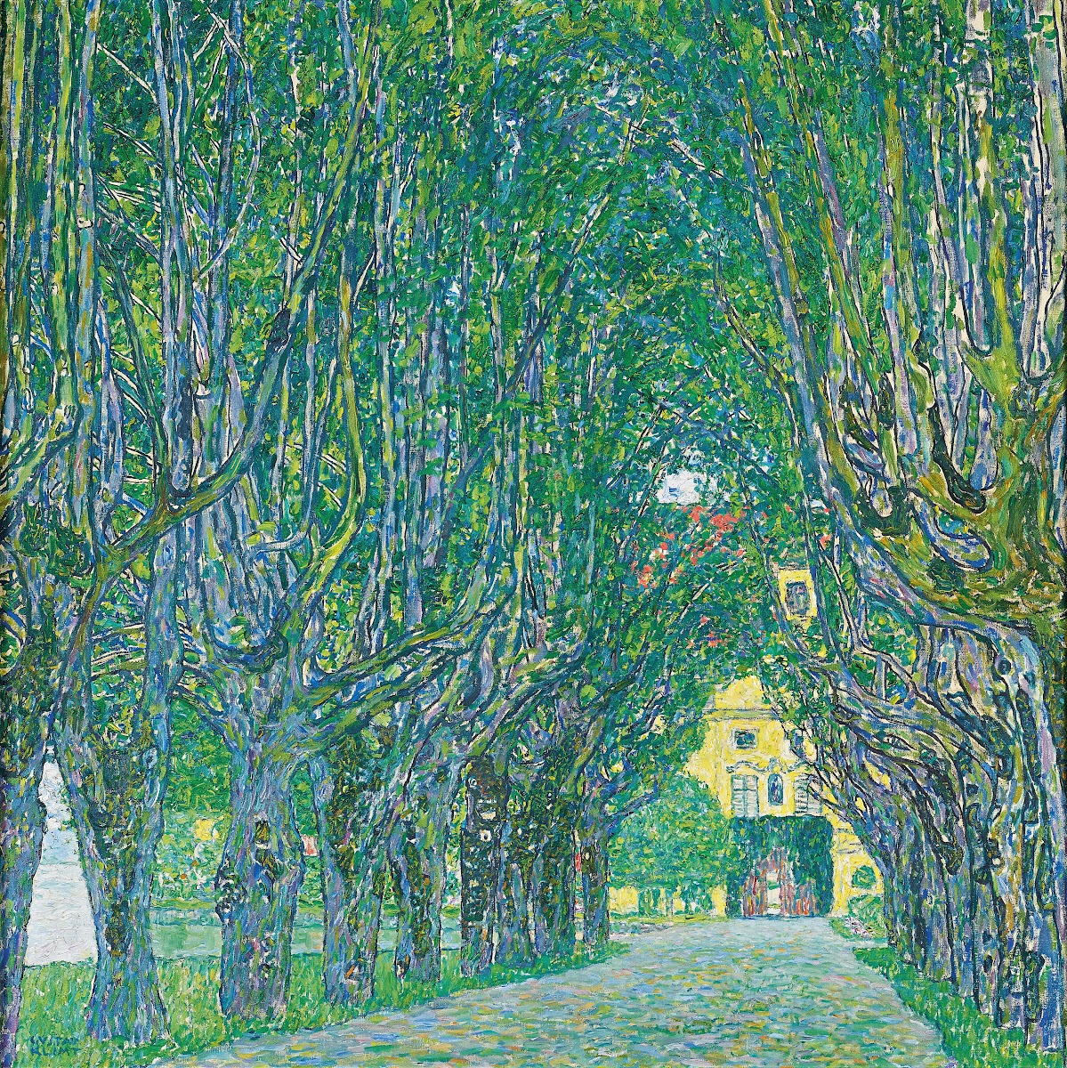 Avenue to the Kammer Castle 1912