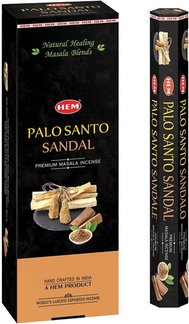 Incienso HEM Premium Masala Palo Santo Con Sandalo