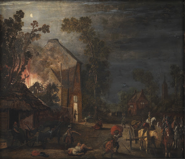A Village Looted at Night 1619   1620
