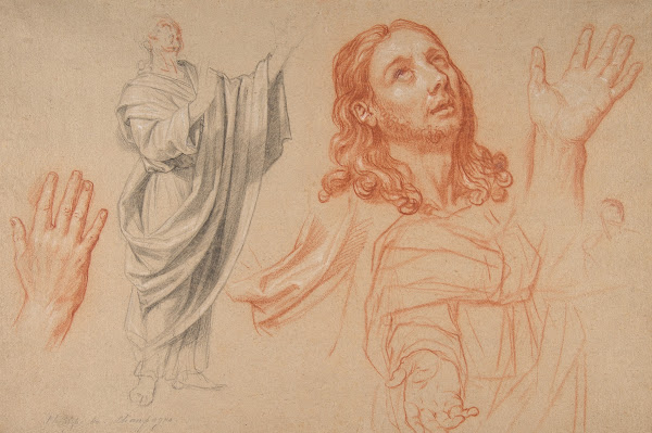 Studies for The Conversion of the Jailer before Saint Paul and Silas 1666