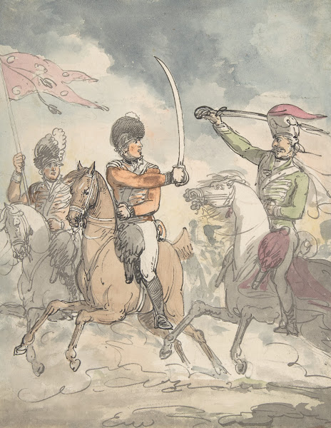 Unused study for a plate to Hungarian and Highland Broadsword Exercise Feb 12 17
