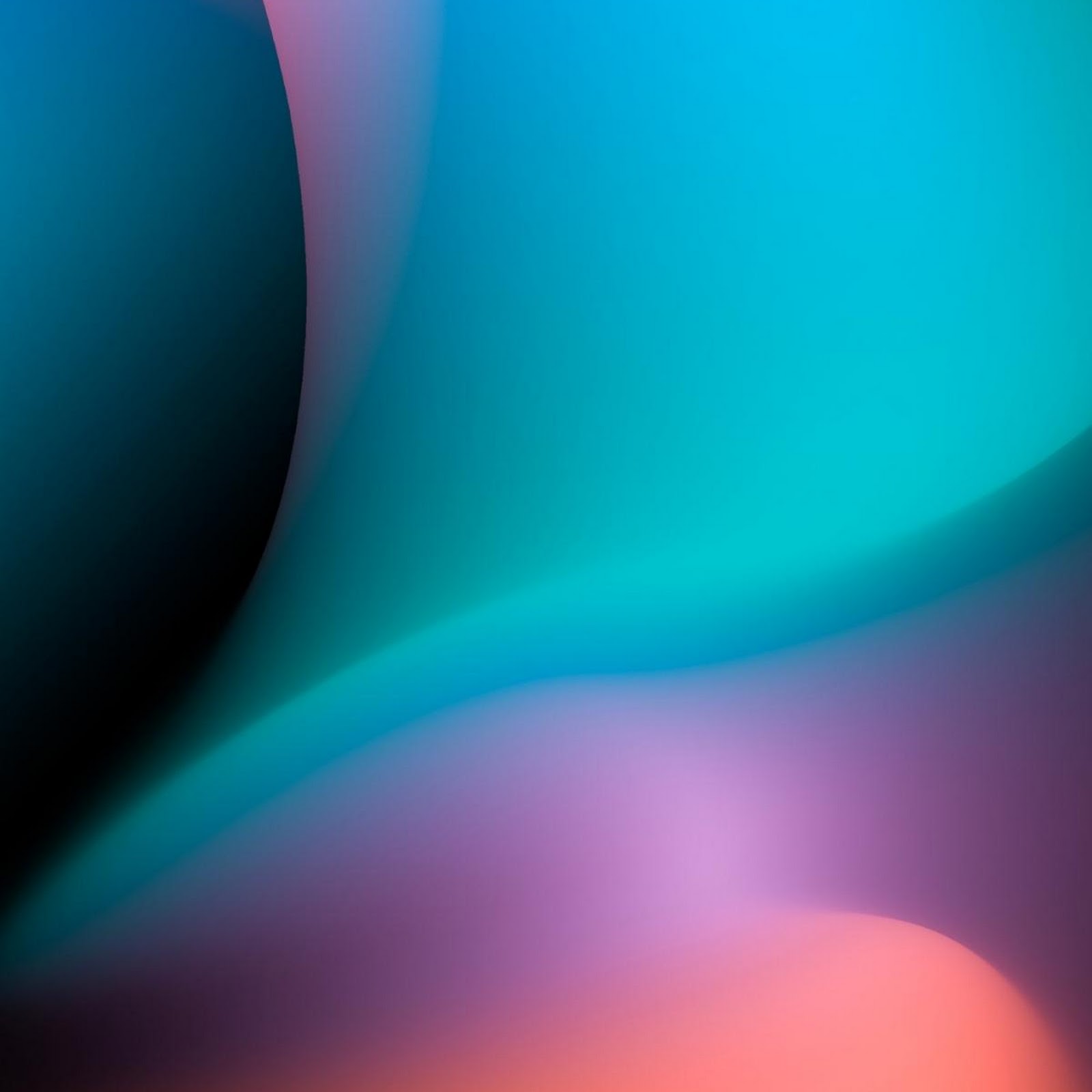 Download Vibrant Soft Gradient Waves Full HD iPhone