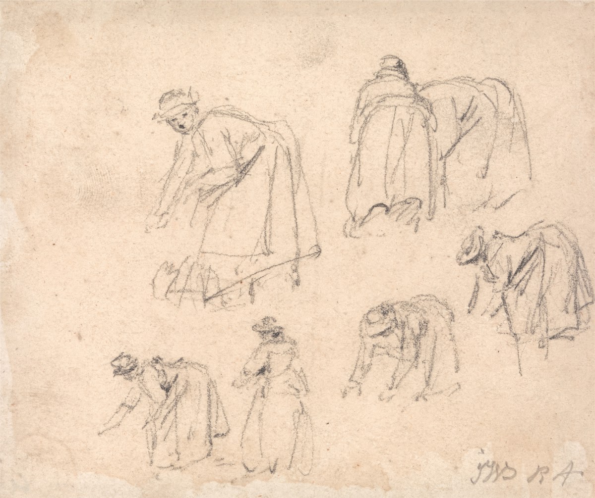 Figure Studies Women Laboring