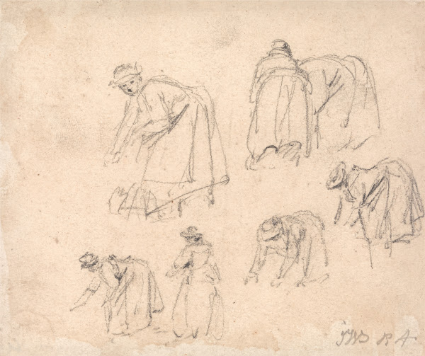 Figure Studies Women Laboring