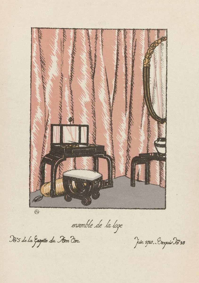 Ensemble de la loge 1920