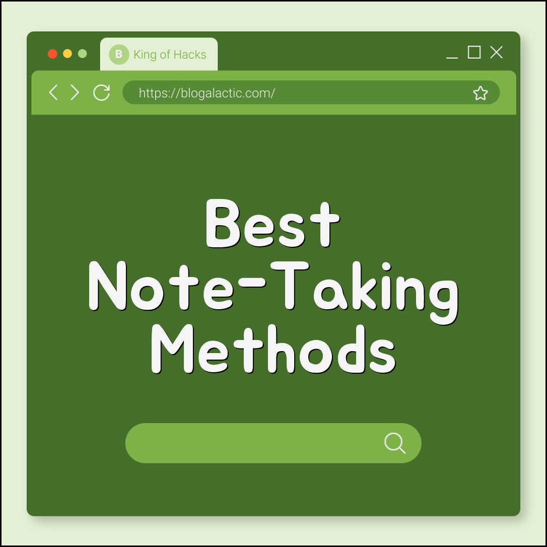 Best note-taking methods (Cornell, outline, mapping)