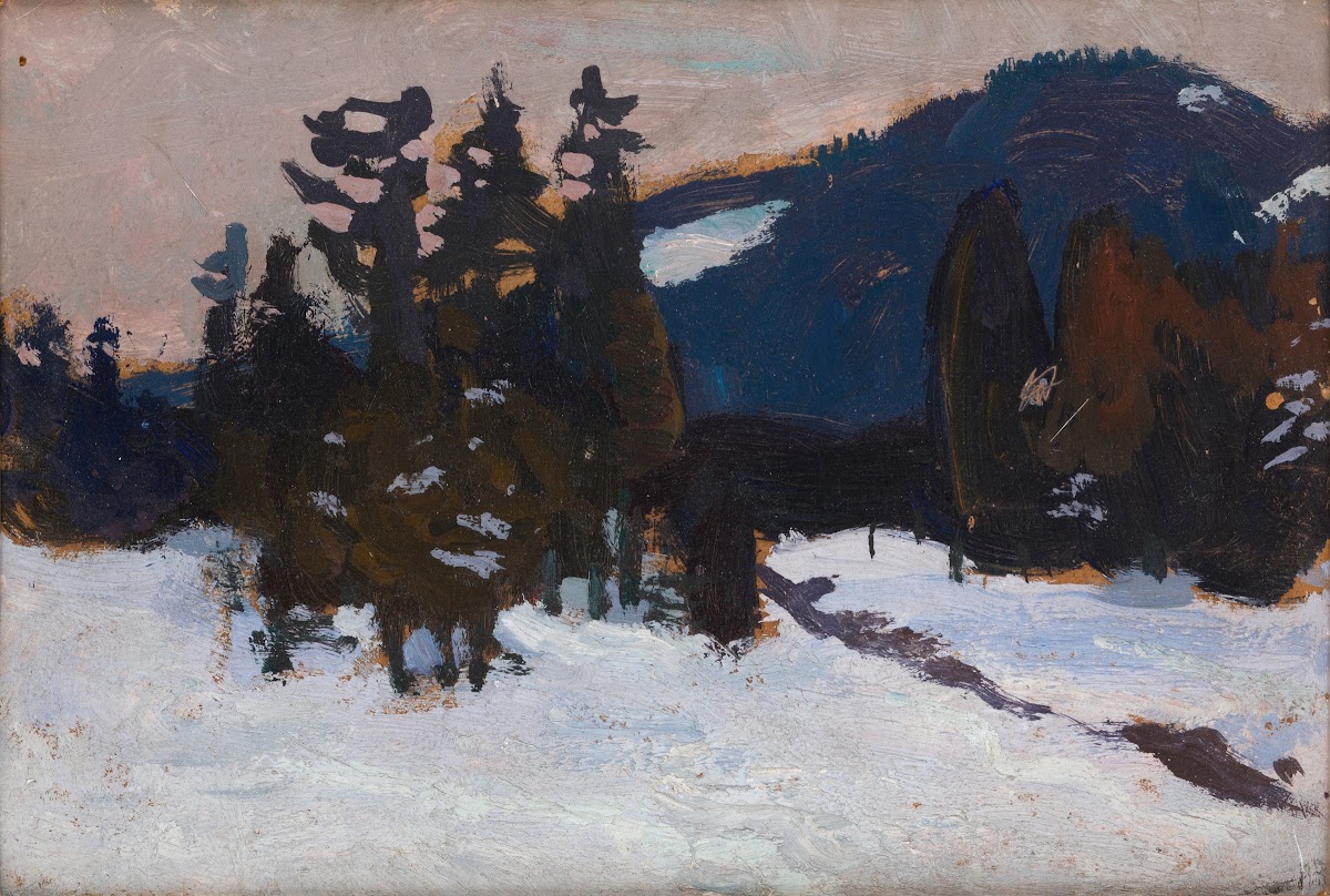 Evening under Koziniec 1906