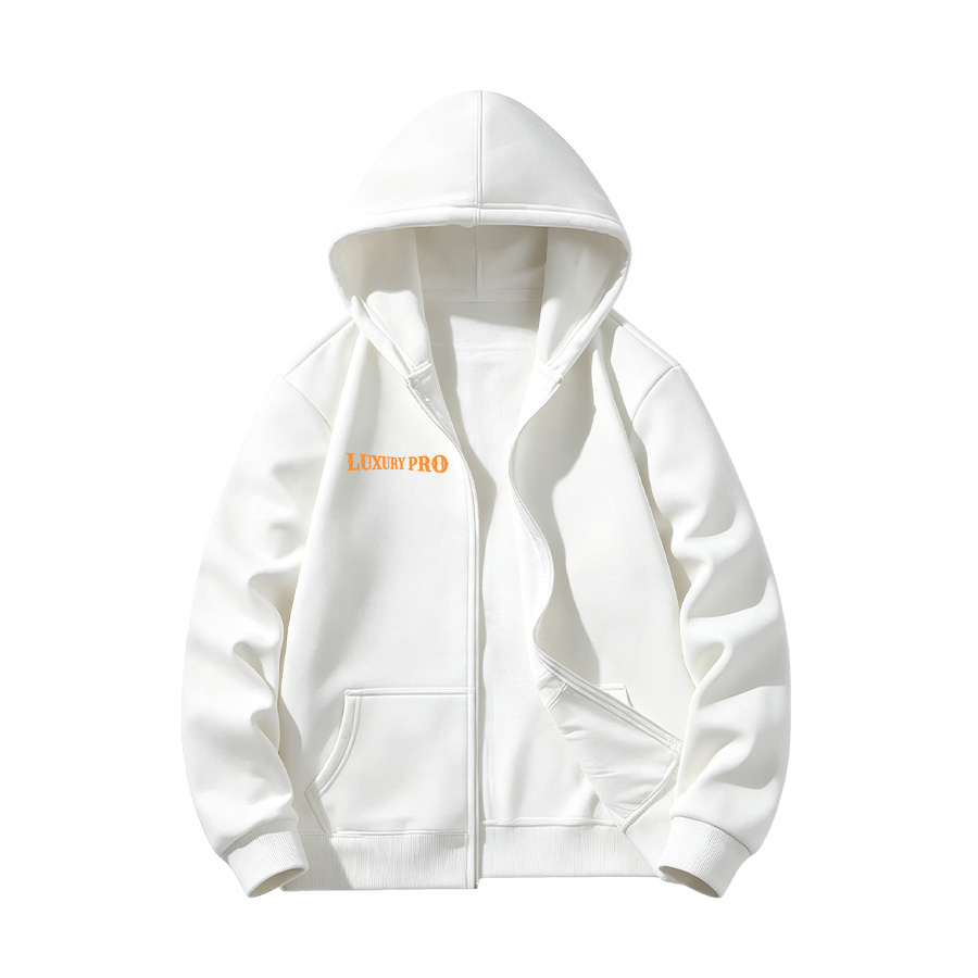 2D Thick Fleece Zip-Up Sweatshirt