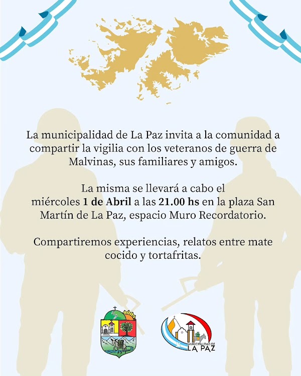 Vigilia con los Veteranos de Guerra de Malvinas