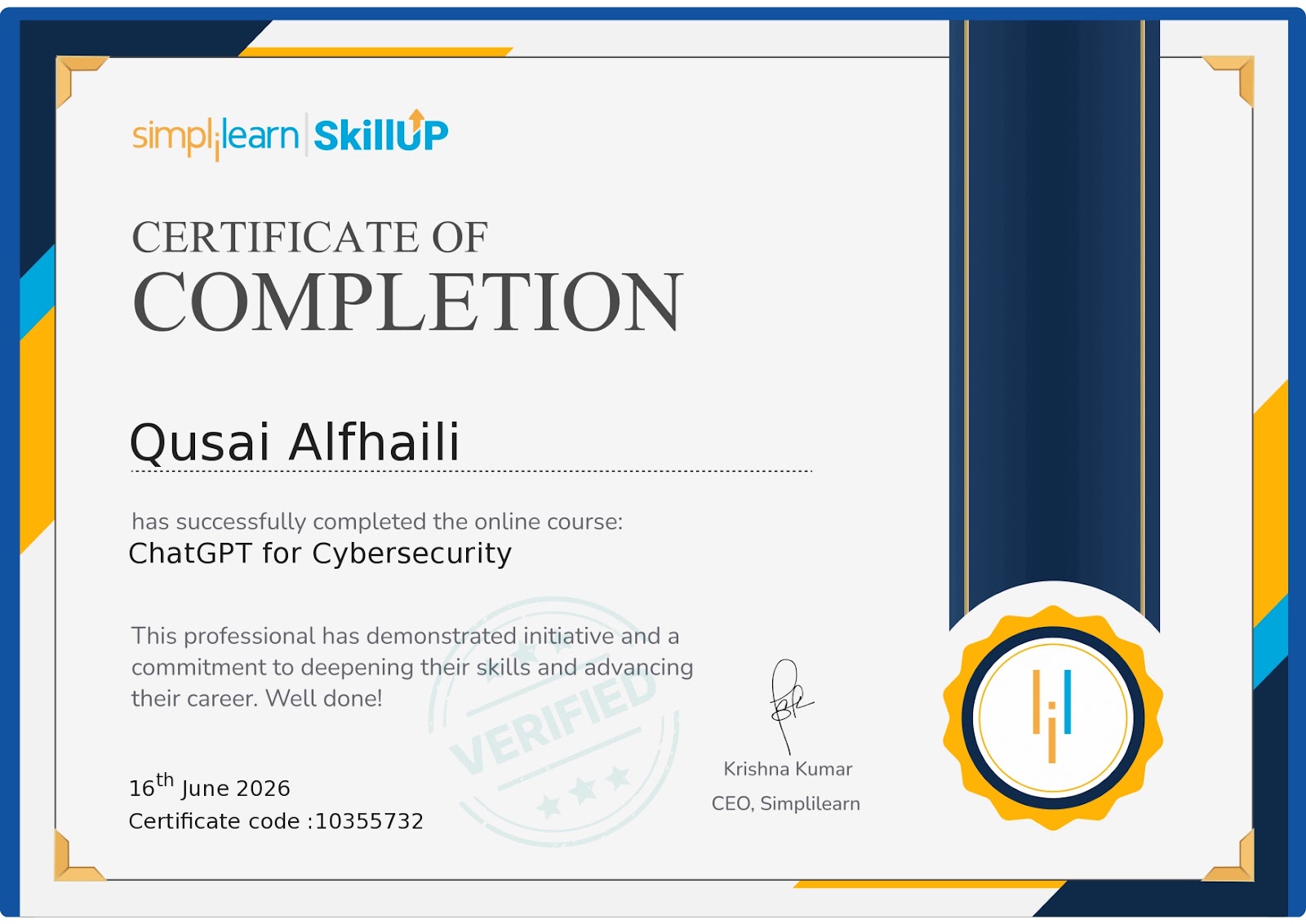 ChatGPT for Cybersecurity