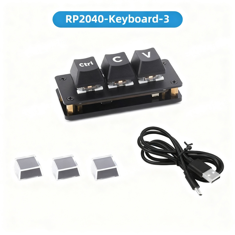 Programmierbare Mini-Tastatur, 3 Tasten