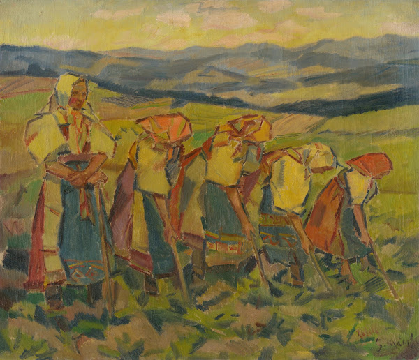 Okopávačky Ženy na poli 19361938