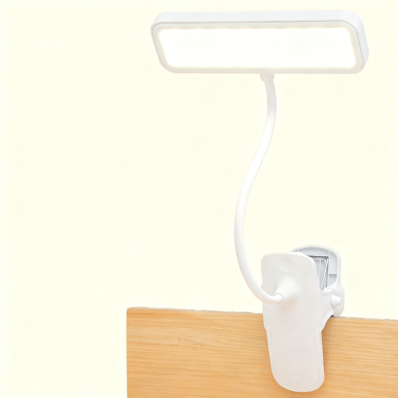 LED-Klemmleuchte mit Augenschutz zum Lernen