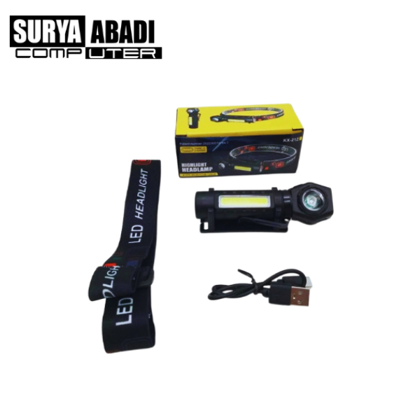 Headlamp + Senter 2in1 KX212
