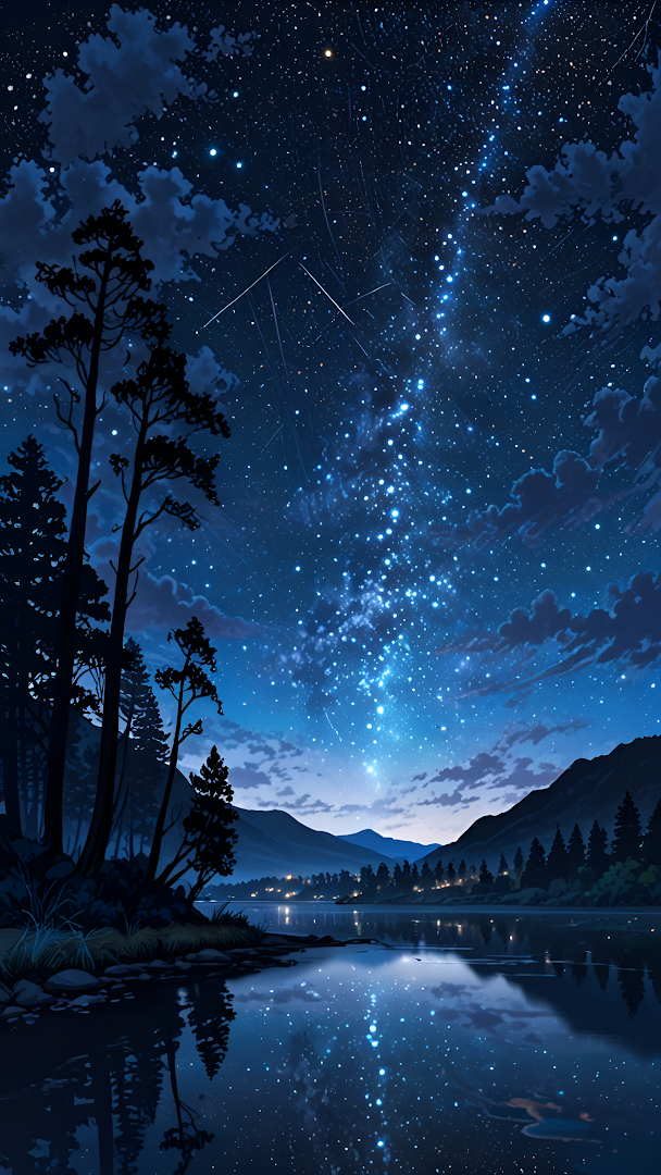 Starry Lake Nightfall