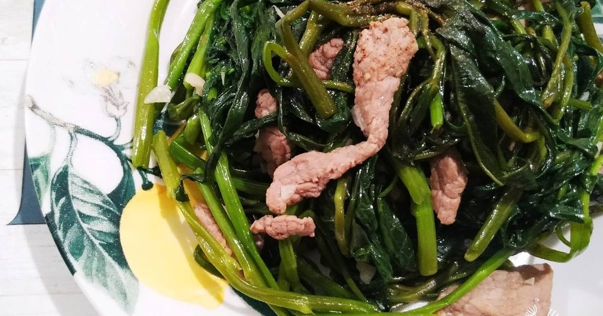 Thịt bò xào rau muống
