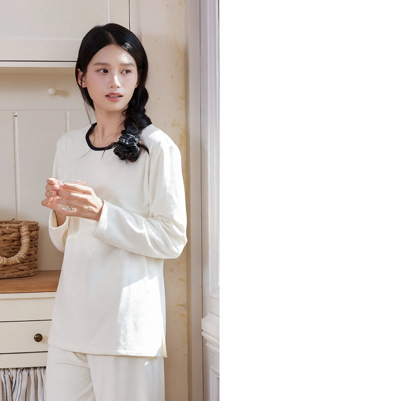 Women's Pajama Set, brushed on both sides, various cuts
