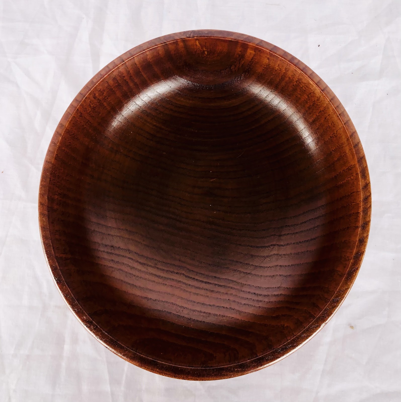 18cm Brown Wooden Bowl