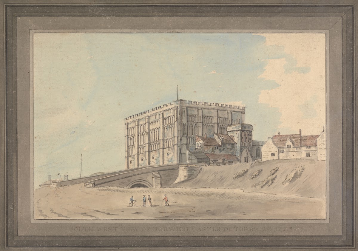 South West View of Norwich Castle 1775