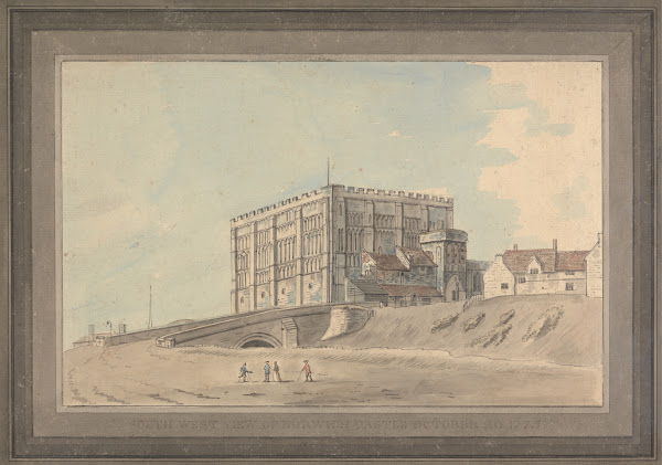 South West View of Norwich Castle 1775