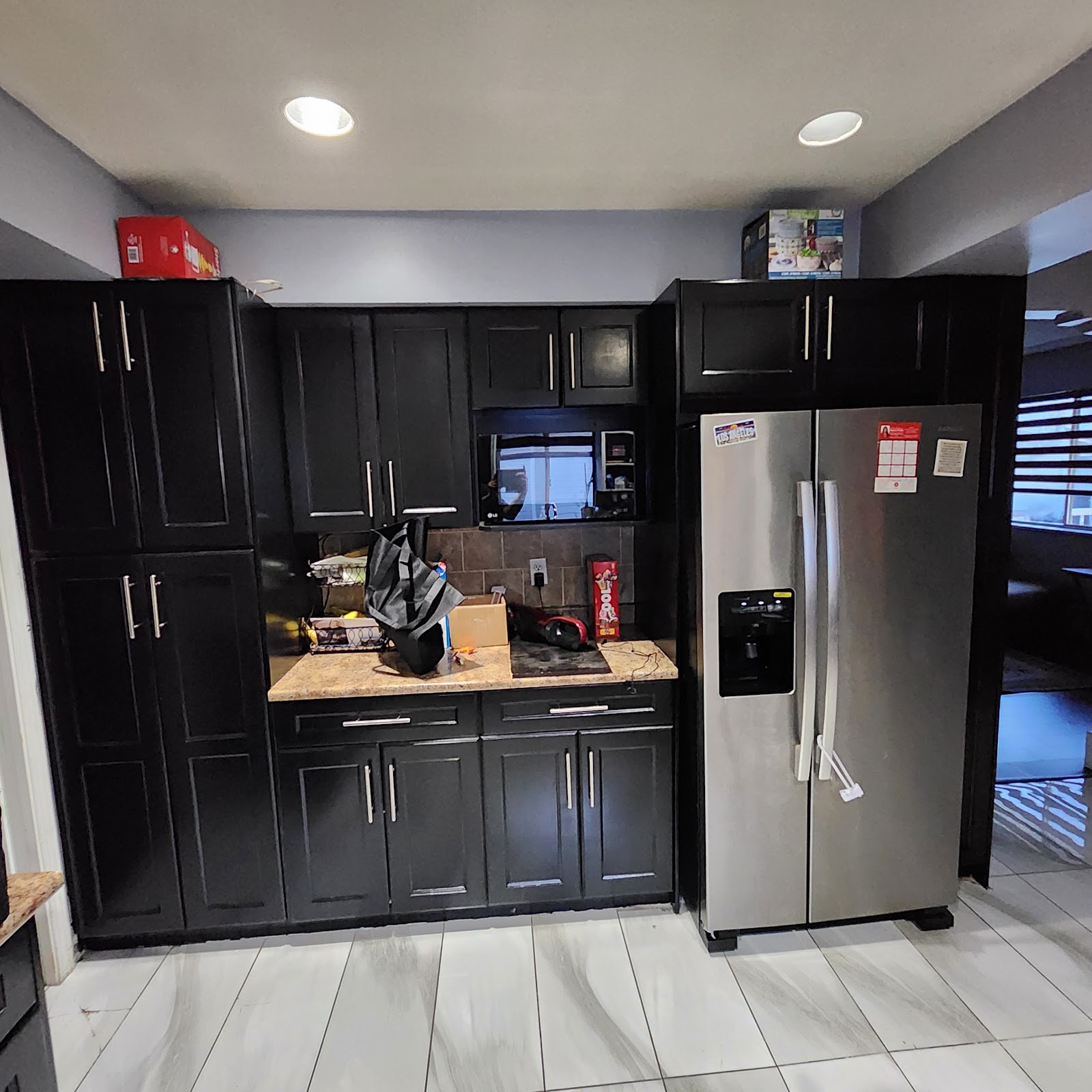 Cabinet painting in North Vancouver