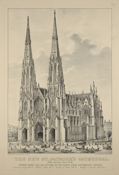 The new St Patricks Cathedral Fifth Avenue New York 1878   1899