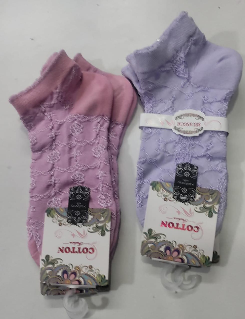 Designer Cotton Socks Ladies