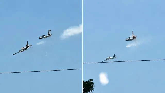 Philippines Trainer Jets Collide Midair, Four Pilots Dead