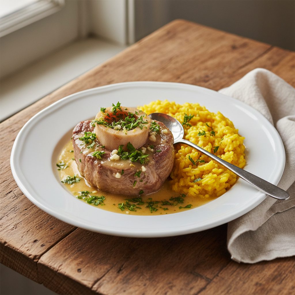Ossobuco alla Milanese. Liturgia kości, masła i szafranu