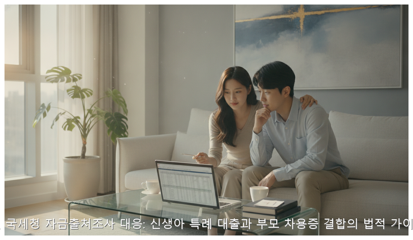 2026년 국세청 자금출처조사 대응: 신생아 특례 대출과 부모 차용증 결합의 법적 가이드라인 핵심 안내 및 분석 인포그래픽 (7)