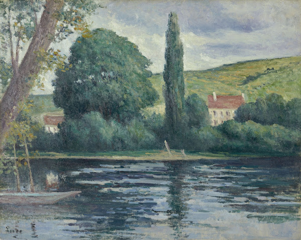 La Seine à Vernonnet circa 1920