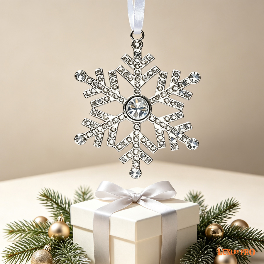 Snowflake Christmas Tree Projection Ornament