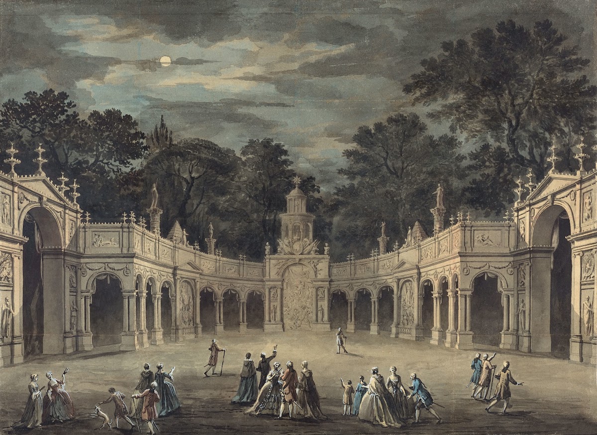 A Design for Illuminations to Celebrate the Birthday of King George III 1763
