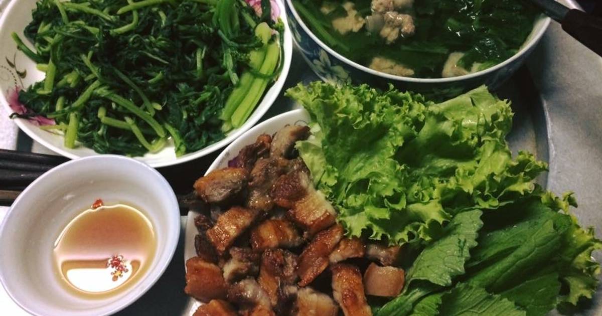 Ba chỉ chiên nước mắm