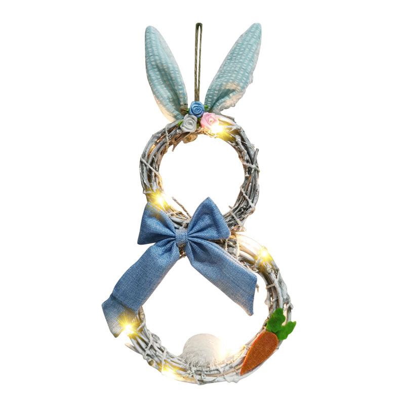 Decorative Rattan Christmas Wreath