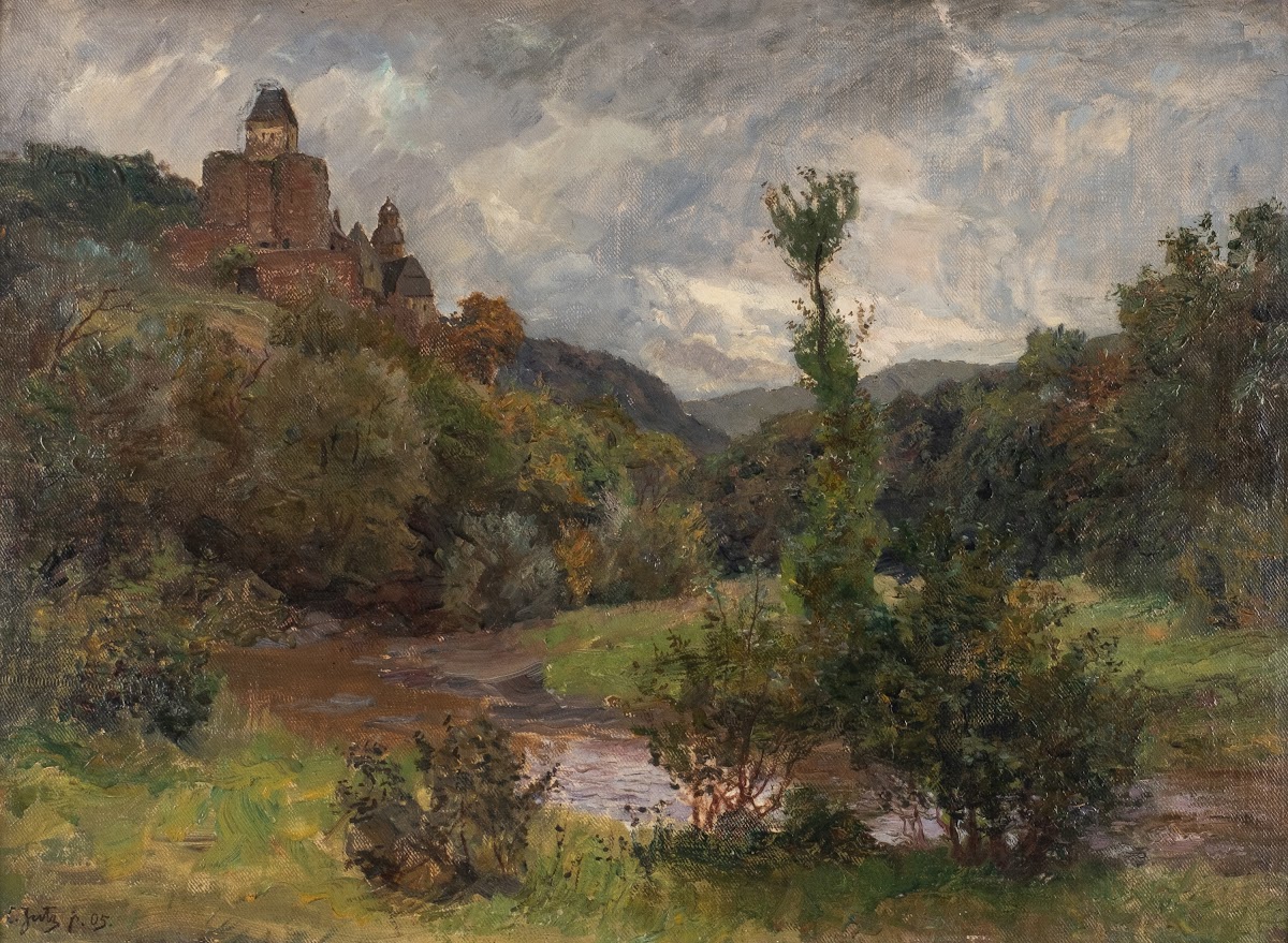 Castle Bürresheim at Eifel 1905