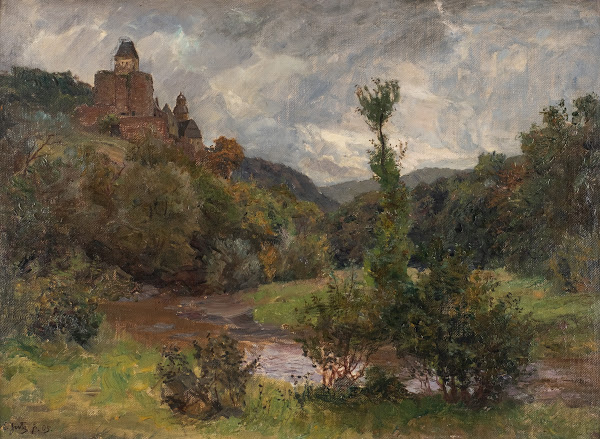 Castle Bürresheim at Eifel 1905