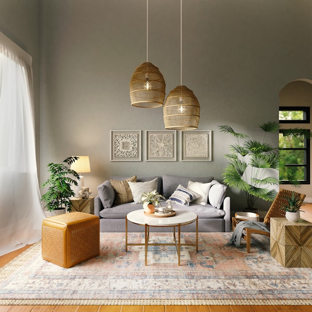A beautiful living room